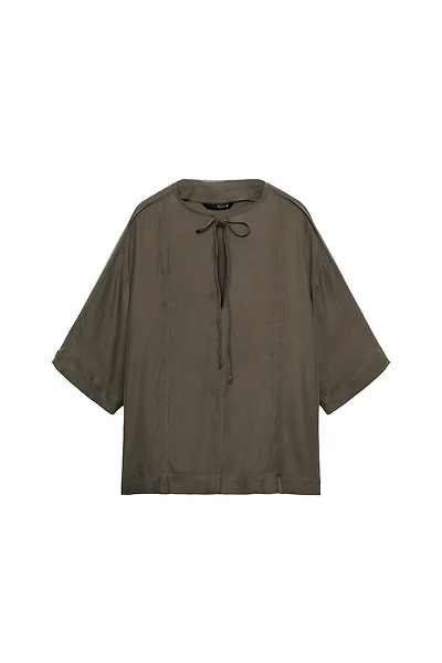 BLOUSE FLUIDE À NŒUDS ZW COLLECTION