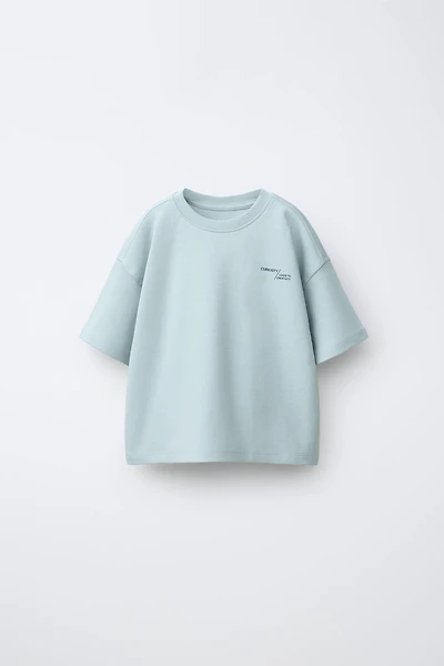 INTERLOCK TEXT T-SHIRT