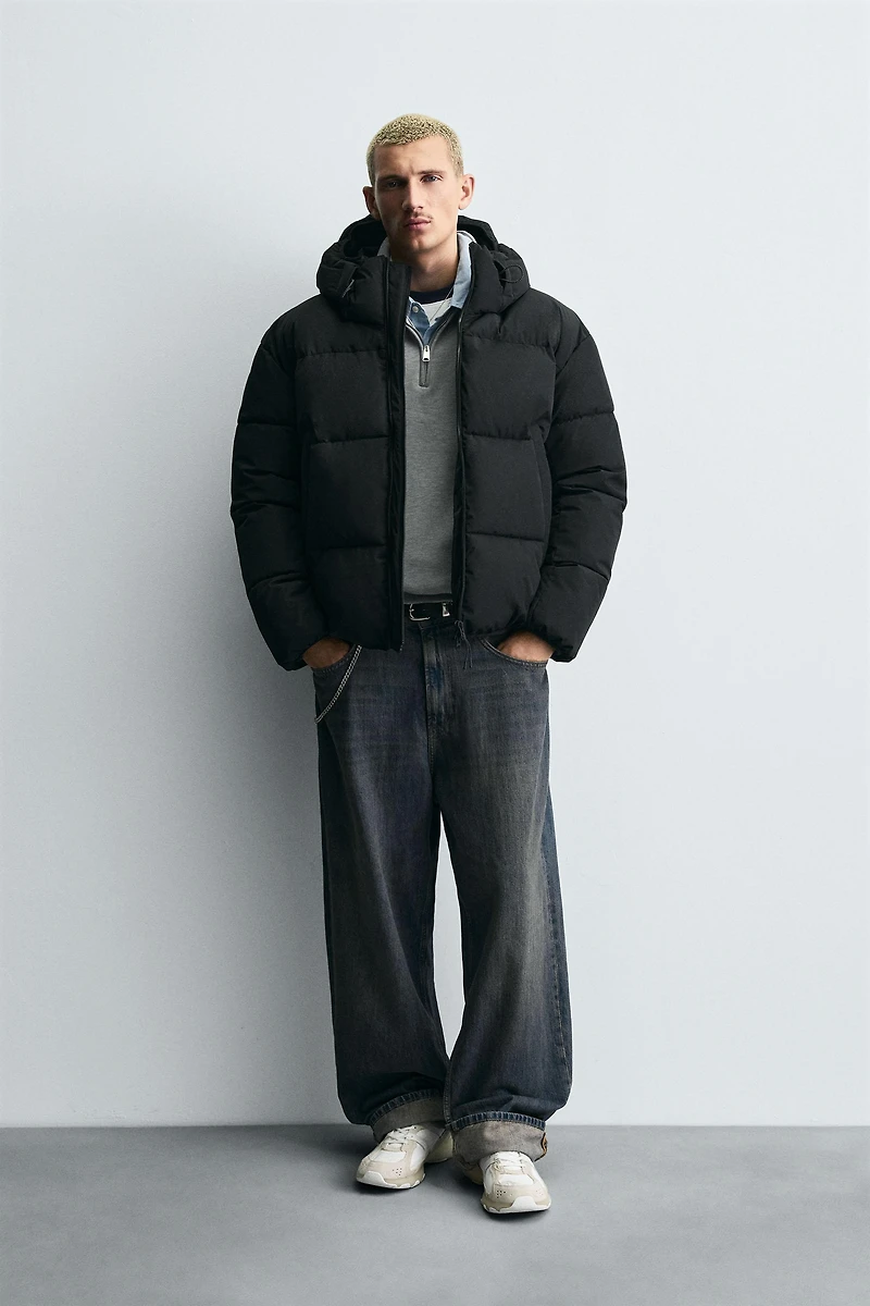 VESTE REMBOURRÉE À CAPUCHE