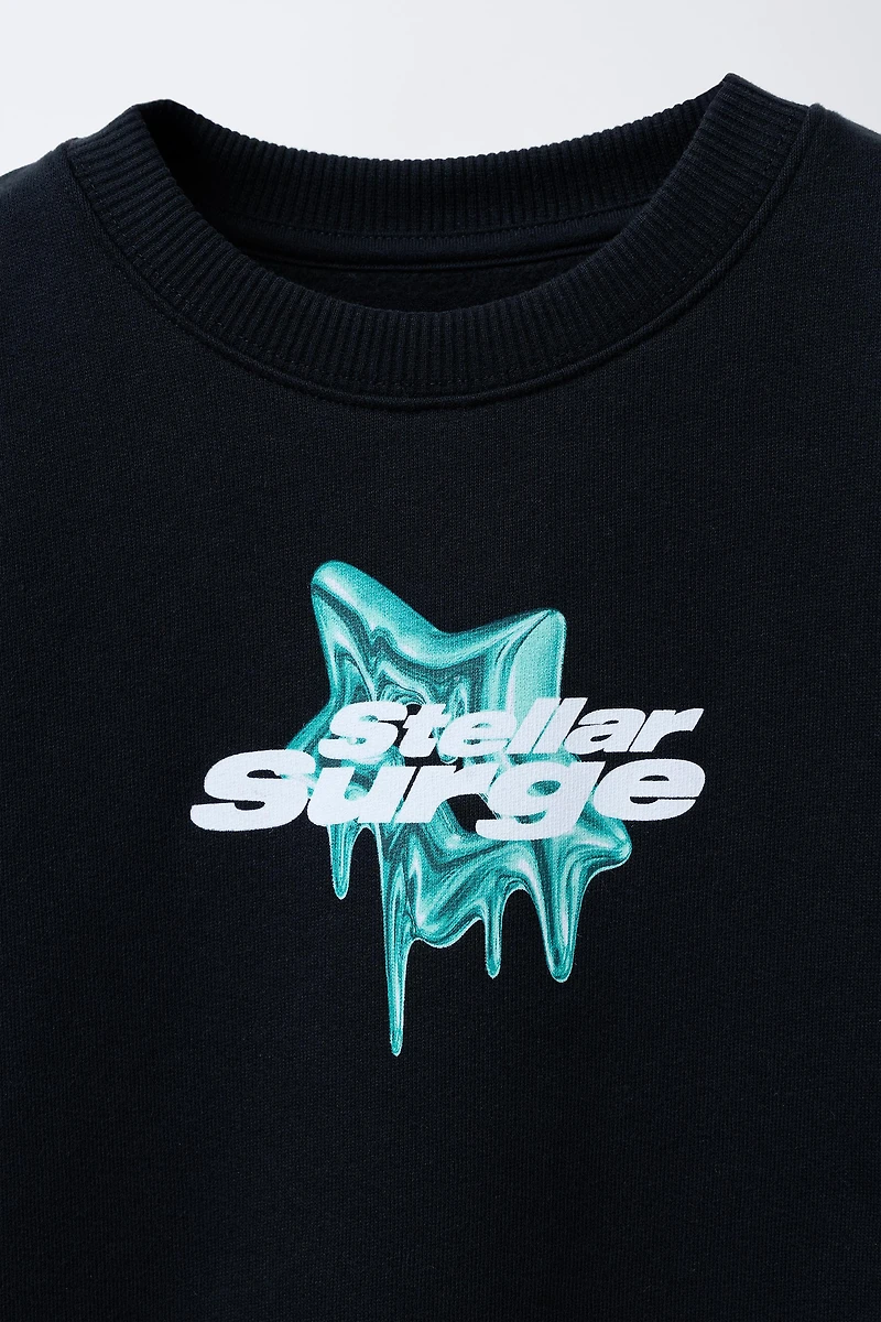STAR PRINT SWEATSHIRT