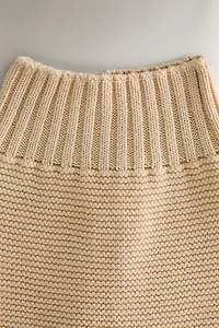 CHILDREN’S CHUNKY KNIT FOOTED LEGGINGS