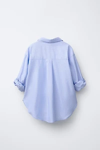 STRIPED SHIRT PACK WITH CONTRAST RIB T-SHIRT