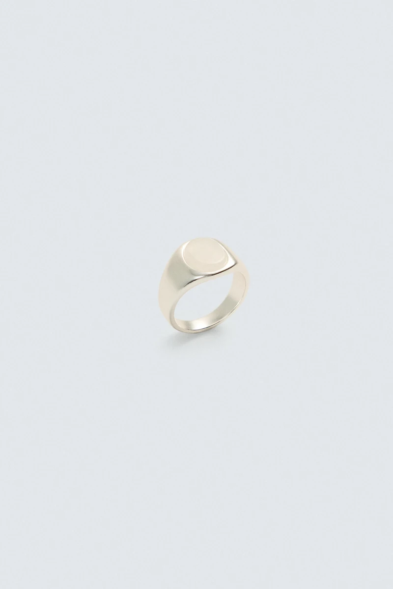 COMBINED STONE SIGNET RING