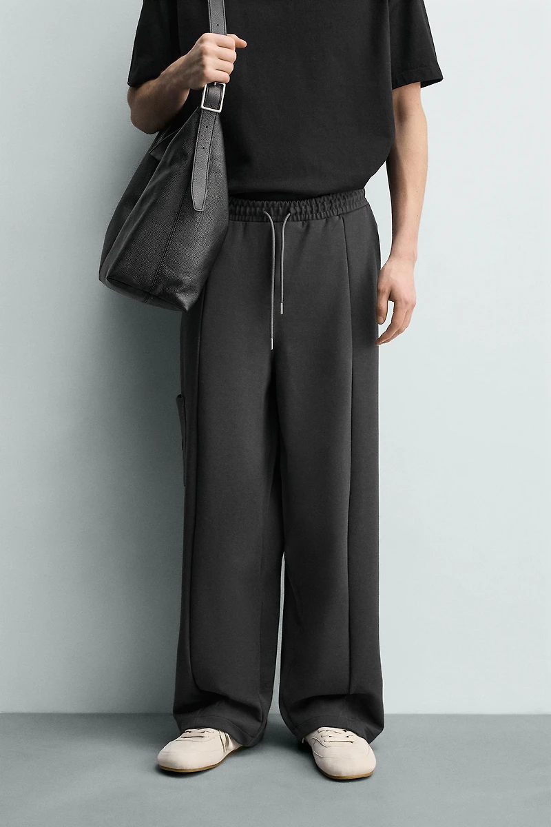 INTERLOCK CARGO JOGGER PANTS