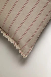 STRIPED THROW PILLOW COVER