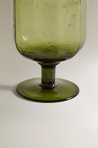 VERRE À PIED MARTELÉ