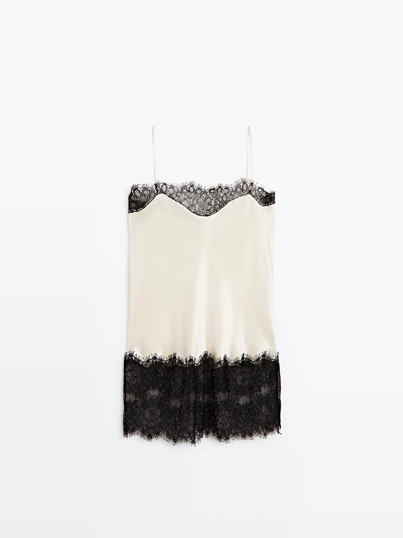 Satin-effect camisole top - STUDIO
