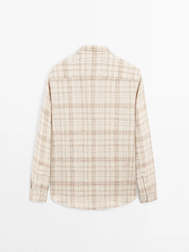 Regular fit check shirt