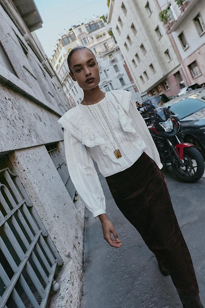 ROMANTIC RUFFLED SHIRT