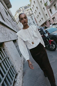ROMANTIC RUFFLED SHIRT