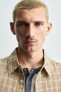 CHECKERED BOXY FIT SHIRT