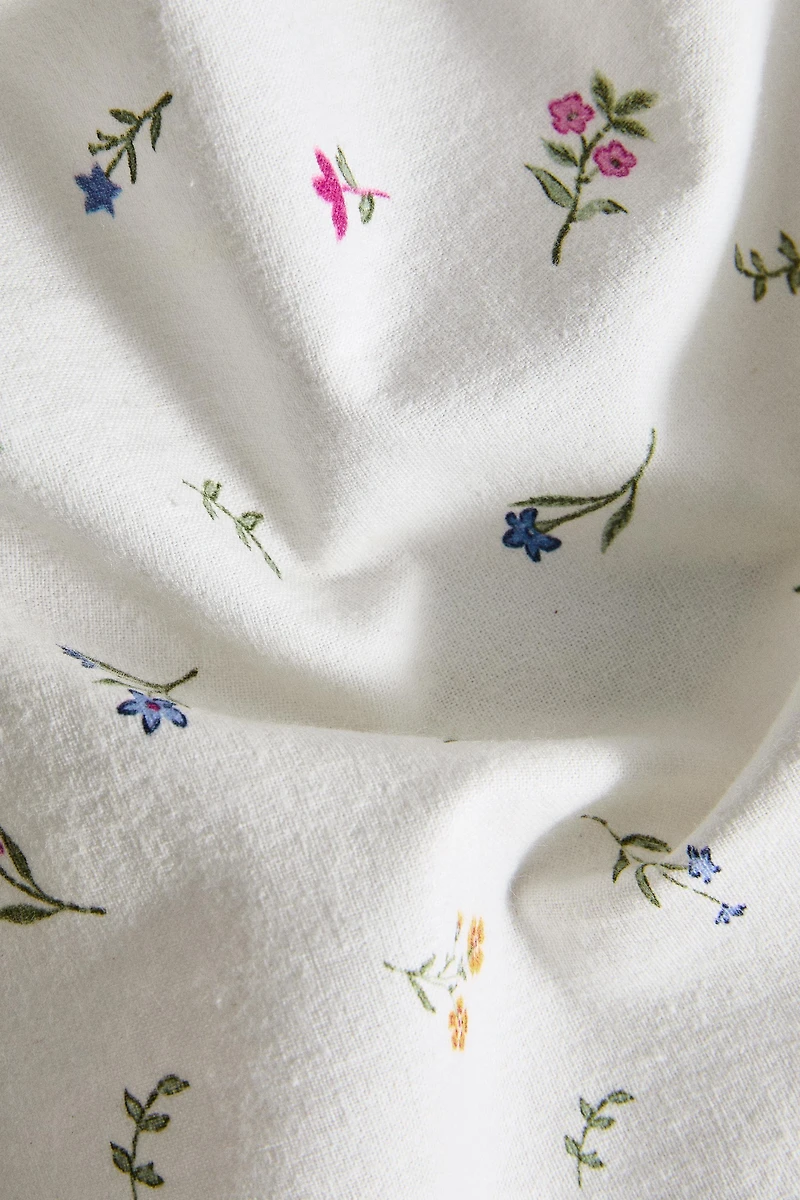 FLORAL PRINT COTTON TABLECLOTH