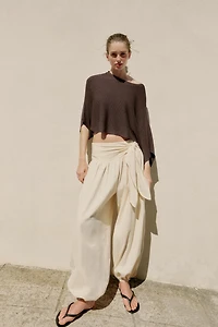 CROPPED CAPE JUMPER
