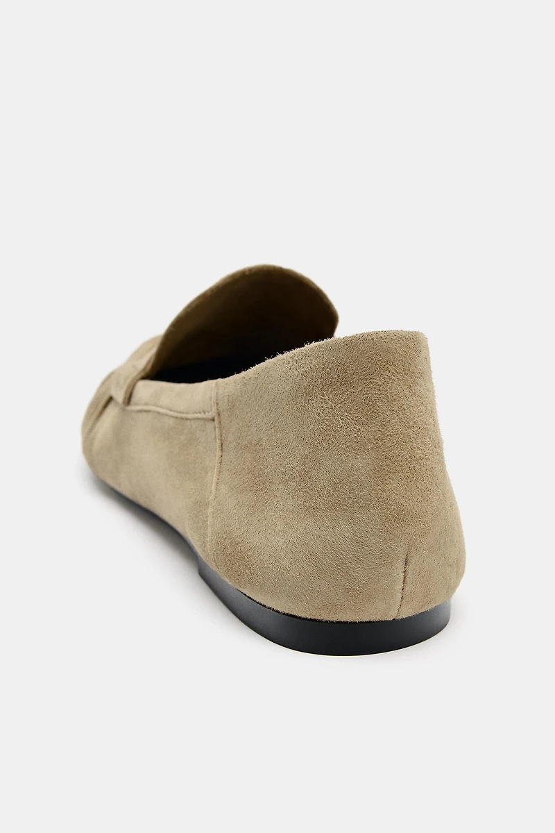 SUEDE SOFT LOAFERS