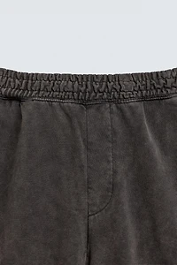 WASHED BALLOON FIT JOGGING PANTS