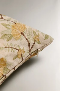 HOUSSE DE COUSSIN FLEURS