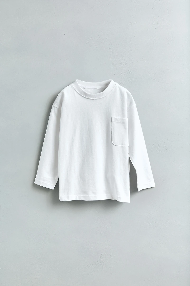 PLAIN POCKET T-SHIRT