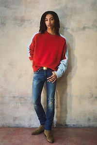 RIPPED SLIM FIT JEANS BOBBY GILLESPIE X ZARA