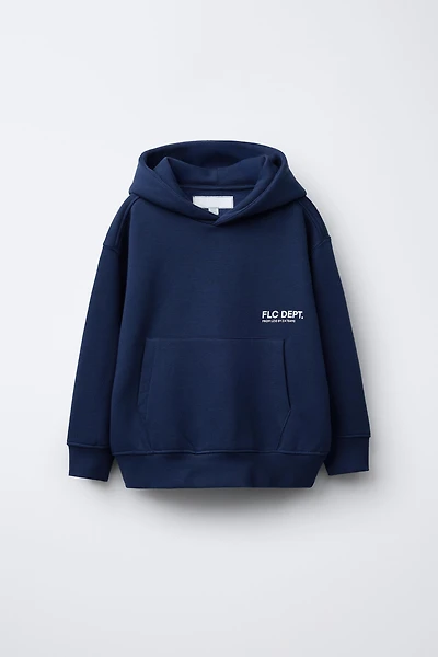 TEXT PRINT HOODIE