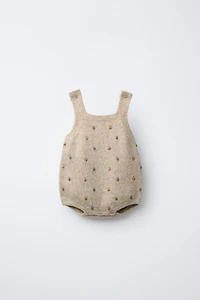SMALL BALL KNIT JUMPSUIT
