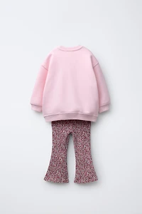 ENSEMBLE SWEAT ET LEGGING FLARE IMPRIMÉ