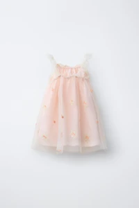 FLORAL TULLE DRESS
