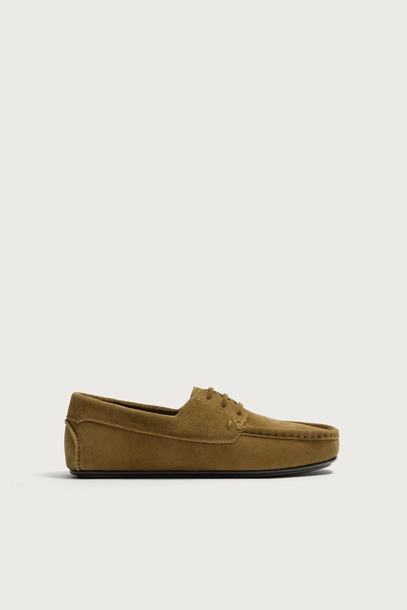 CHAUSSURES BATEAU EN CUIR