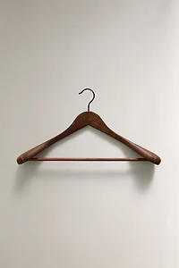 WOOD FINISH COAT HANGER