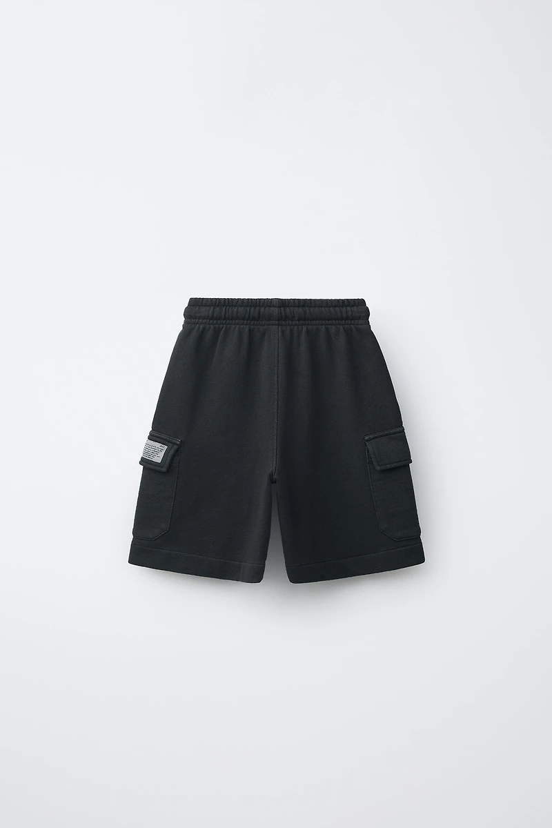PLUSH CARGO SHORTS