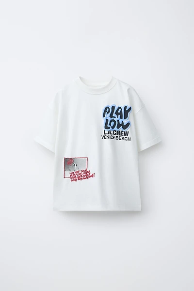 T-SHIRT IMPRIMÉ EN RELIEF