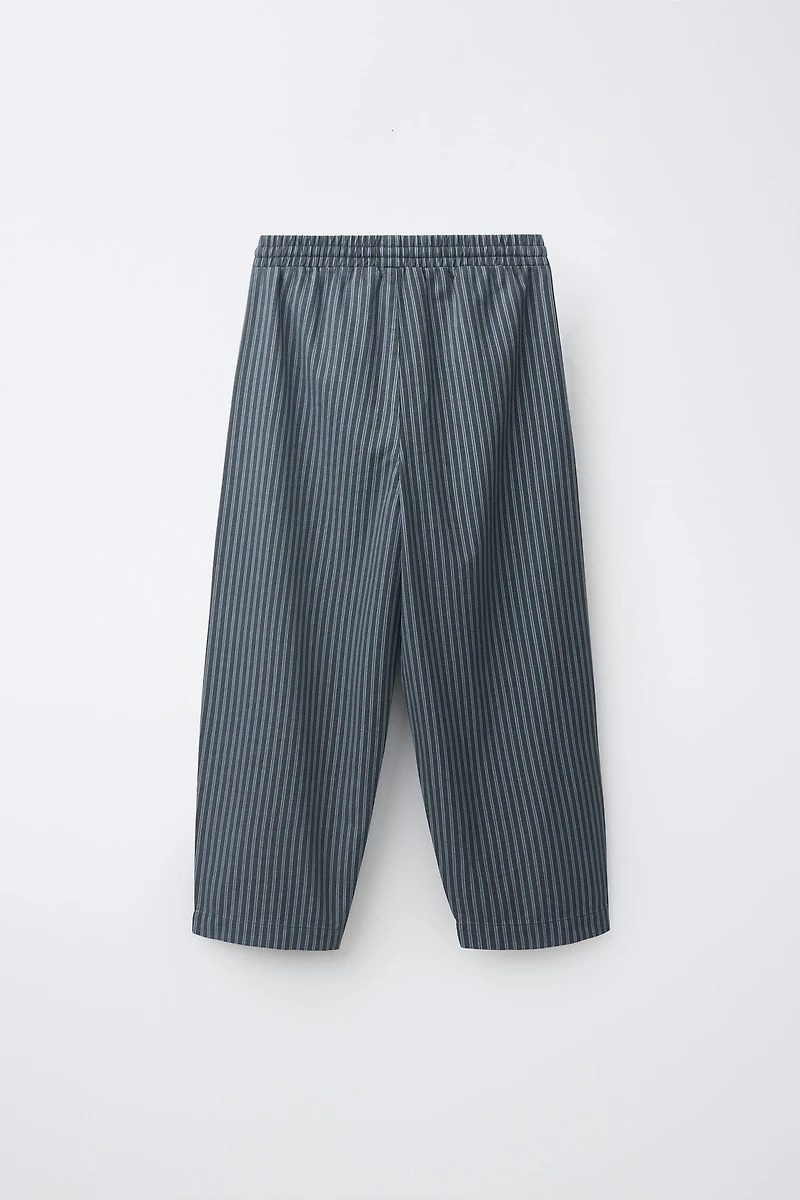 STRIPED BAGGY PANTS