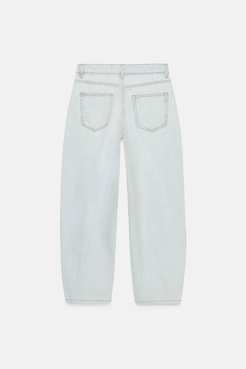 ZW COLLECTION TAPERED MID-RISE JEANS