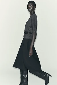 MIDI LAYER SKIRT