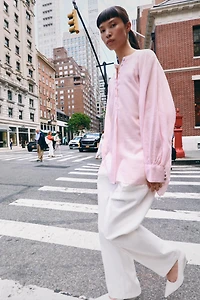 FLOWY RAMIE SHIRT ZW COLLECTION
