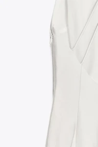 OPEN BACK SATIN EFFECT MIDI DRESS