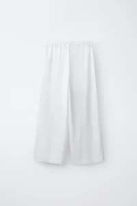 PANTALON DROIT AVEC LIN