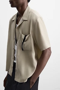 RELAXED FIT FLOWY SHIRT