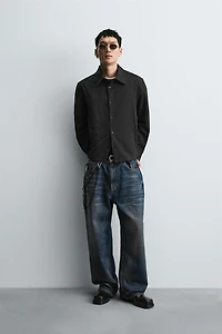 GEOMETRIC JACQUARD SHIRT