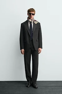 WOOL TUXEDO BLAZER AARON LEVINE X ZARA