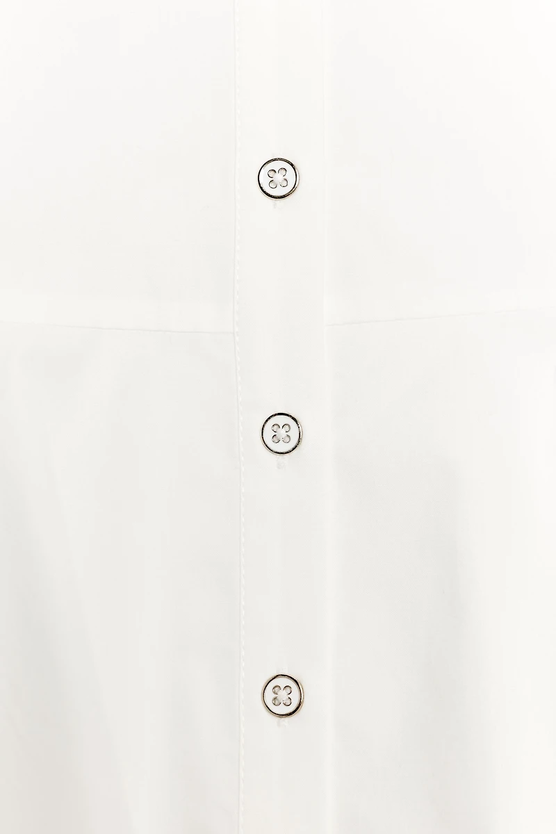 HALTER PEPLUM SHIRT