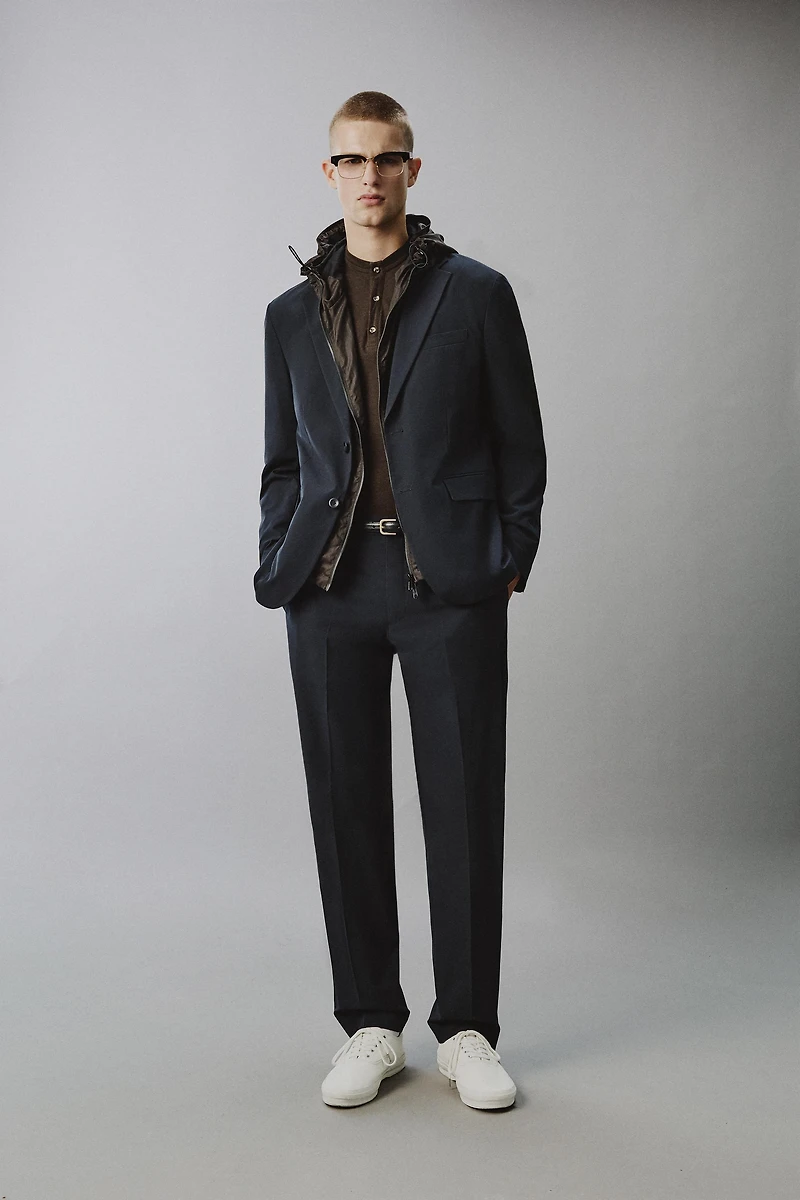 VESTE DE COSTUME TECHNIQUE INFROISSABLE
