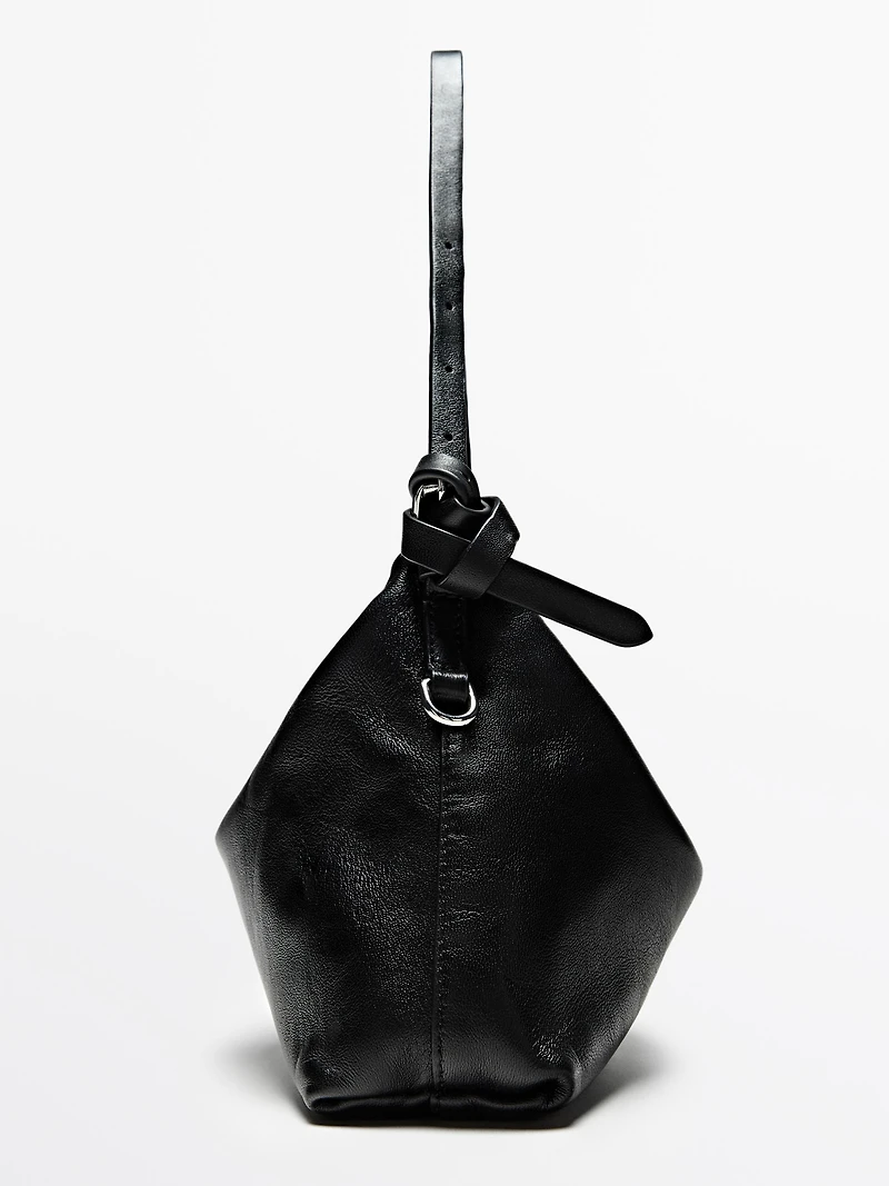 Small nappa leather bag