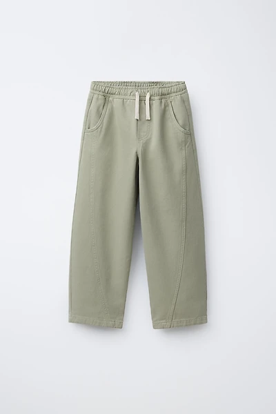 BALLOON PANTS WITH SEAMS