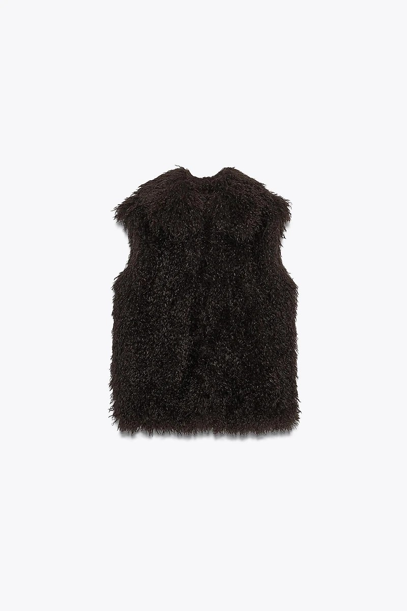 FAUX FUR VEST