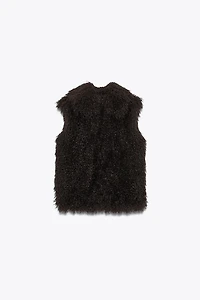 FAUX FUR VEST