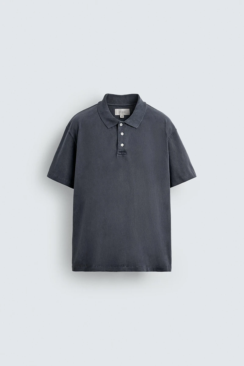 POLO DÉLAVÉ RELAXED FIT