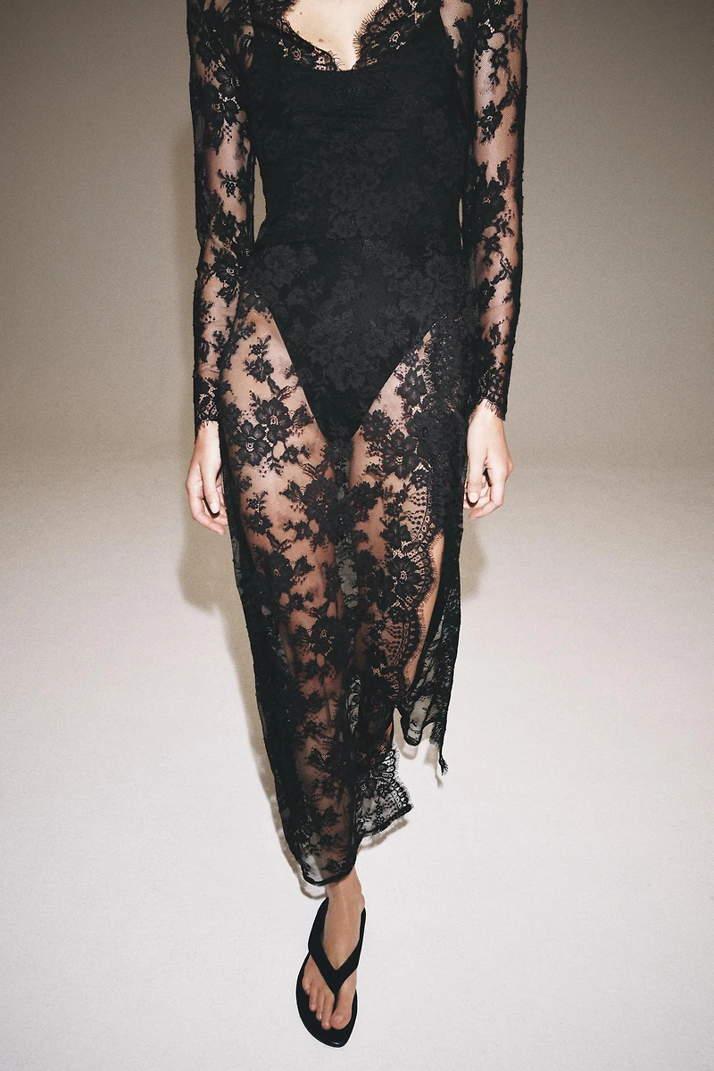 ZW COLLECTION LONG LACE DRESS
