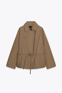 ZW COLLECTION SHORT PARKA WITH ADJUSTABLE WAIST