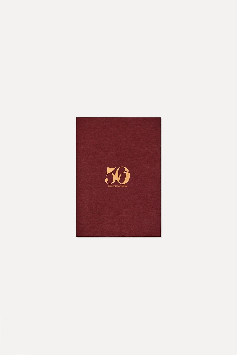 ZARA 50TH ANNIVERSARY SMALL NOTEBOOK