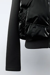 COMBINED QUILTED HOODED JACKET